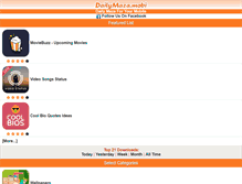 Tablet Screenshot of dailymaza.mobi